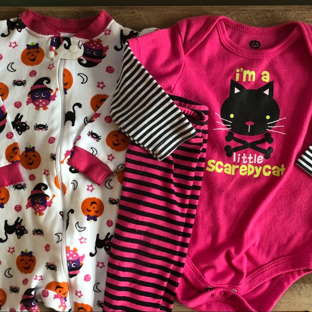 6-9 month girl Halloween bundle